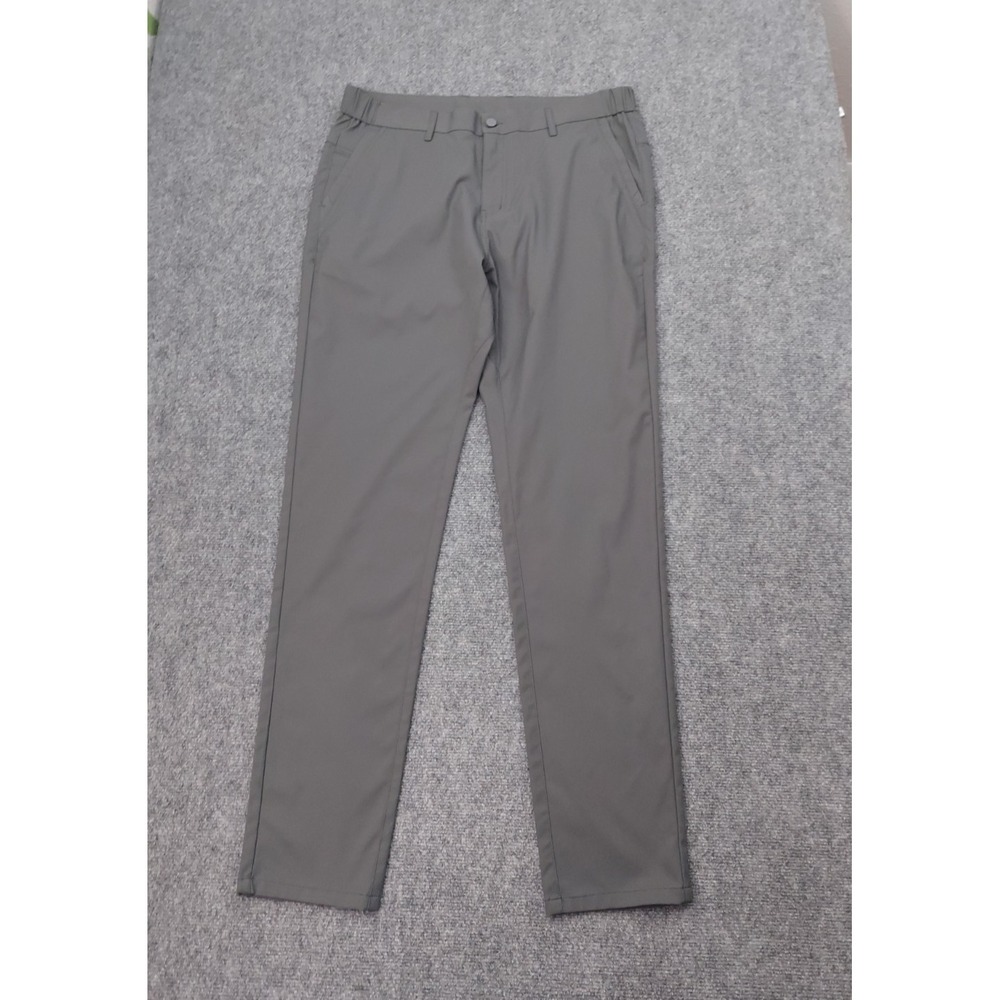 JACK ARCHER Jetsetter Pants Men 34x34 Charcoal Gray Tech Chino Golf Stretch Flat